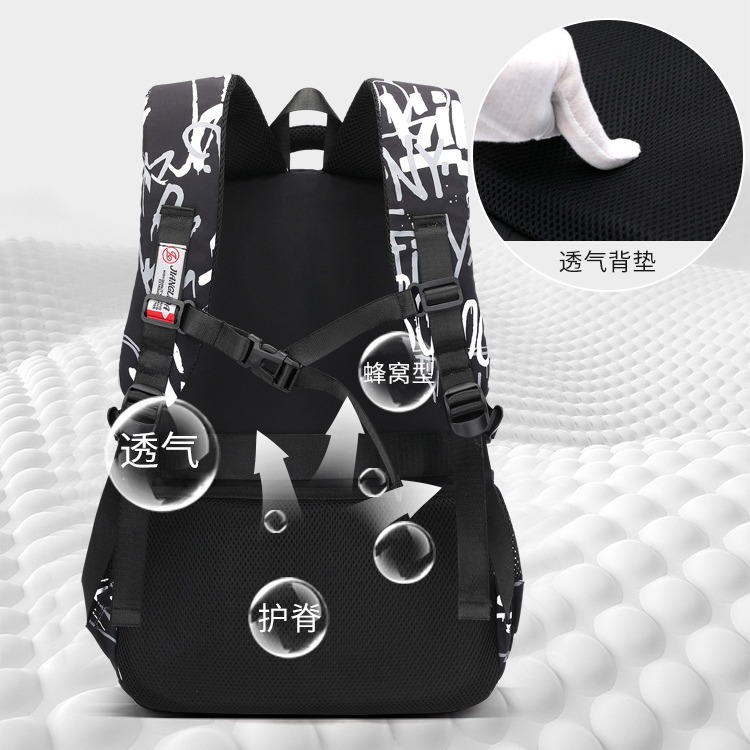 Nueva mochila de los hombres mochila niños estudiantes universitarios casual gran capacidad de los hombres ligero impermeable viaje ordenador mochila