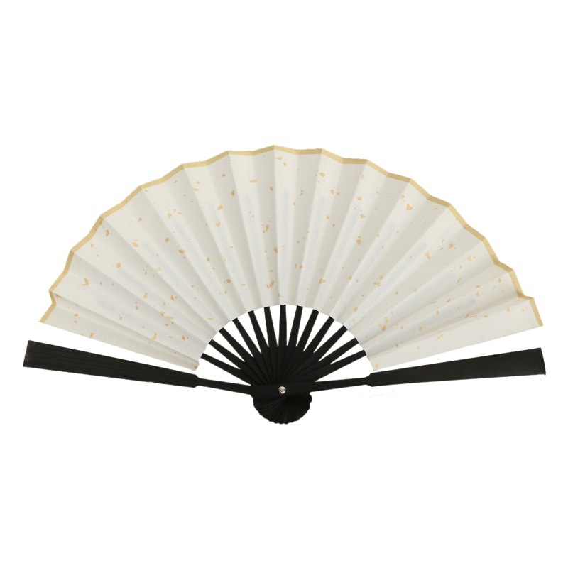 Estilo nacional de bambú Xuan papel ventilador en blanco pintura plegable ventilador para estudiantes danza ventilador muñeca ventilador han Ropa Accesorios ventilador estilo antiguo estilo