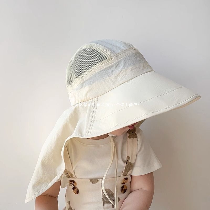 Summer quick dry thin children's sun hat for men and women girl's