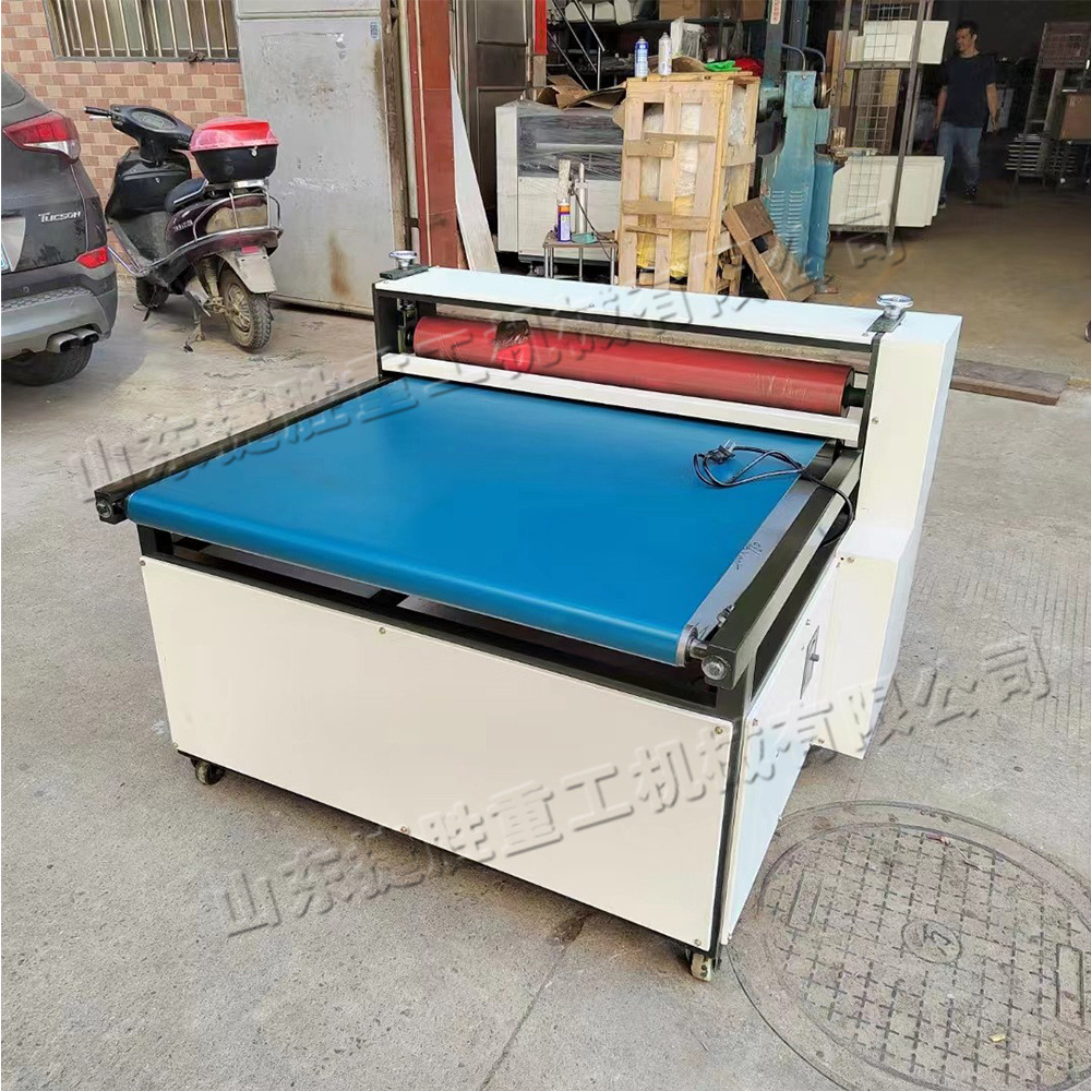 Pequeño tablero de plástico rodillo prensa de papel grueso papel delgado cuero nivelación prensa de papel eléctrica empresa de embalaje