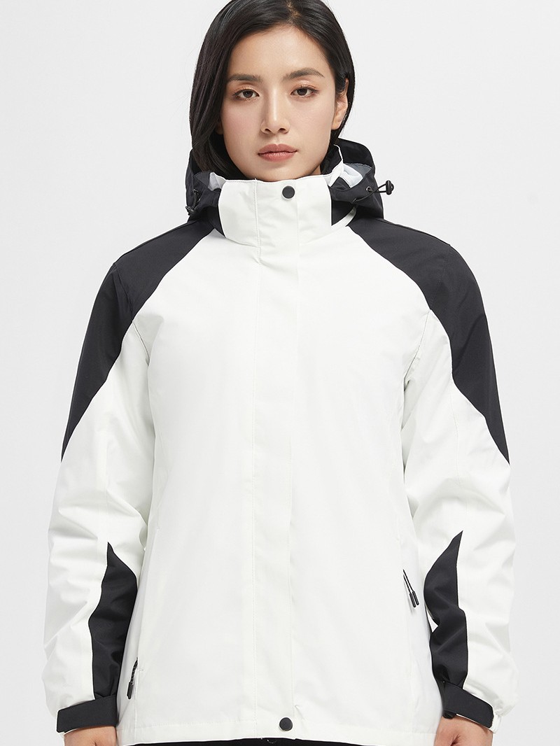 Fábrica directa al aire libre tres en uno vestir de asalto otoño y invierno para hombres y mujeres a prueba de viento a prueba de agua desmontable chaqueta de calor interior