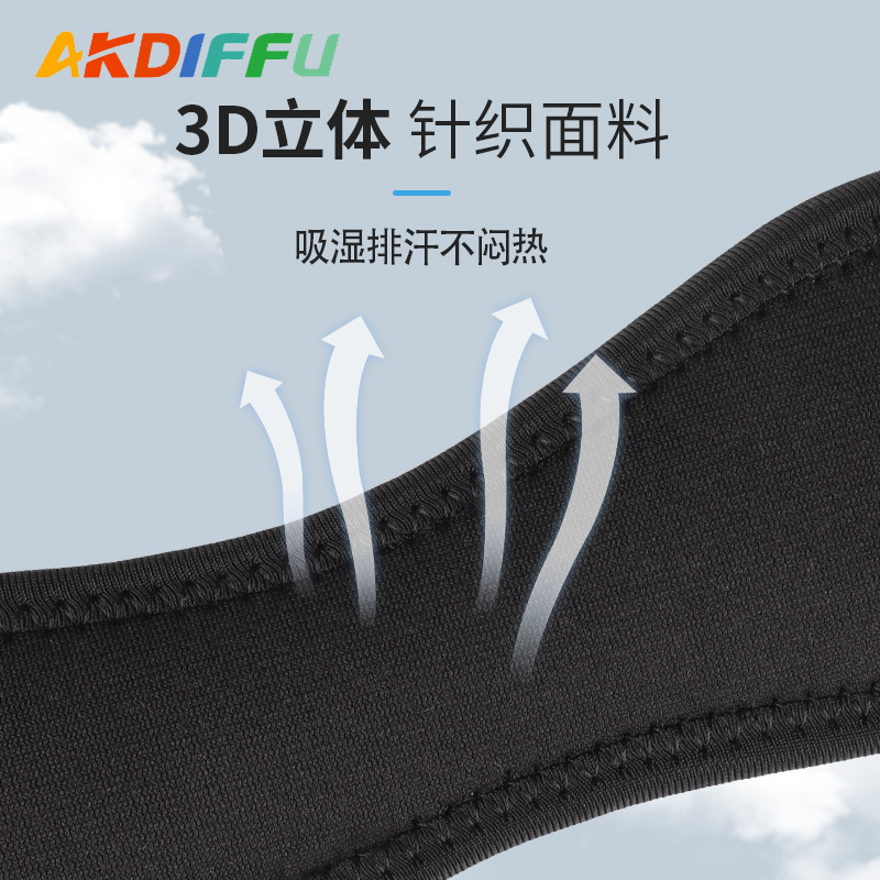 Nuevos deportes transfronterizos rótula material de buceo rótula cinturón de silicona almohadilla de saltar la cuerda de absorción de impactos menisco deportes de pelota de protección