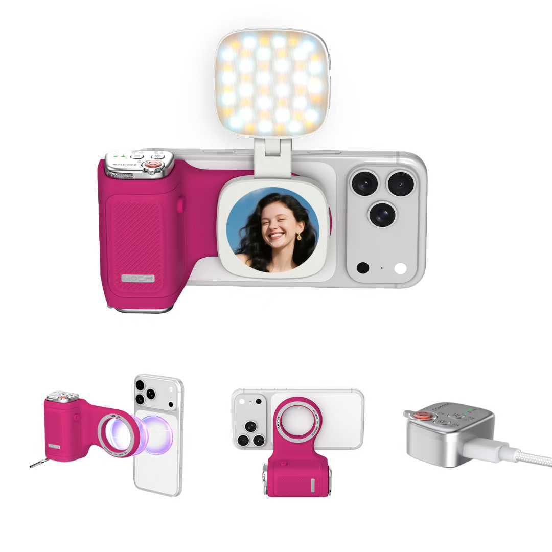 Mango Estabilizador Magnético para Celular de PVC con Control Remoto Bluetooth para Fotografía