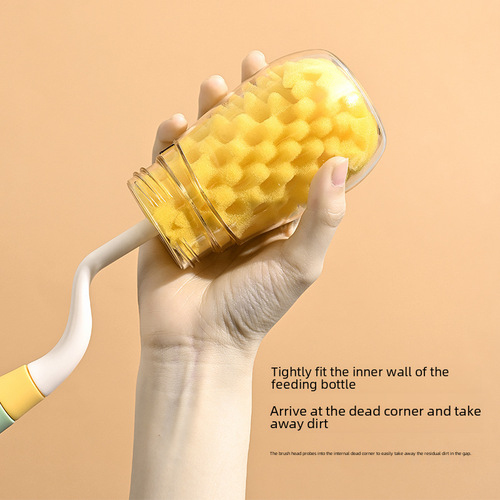 Sponge brush set cup brush bottle brush baby bottle brush cleaning brush cleaning brush nipple brush straw brush