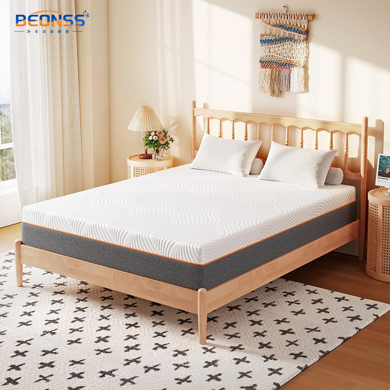 Three Layer Memory Foam Mattress Cover Breathable Cooling Gel Memory Foam Thickened Mattress