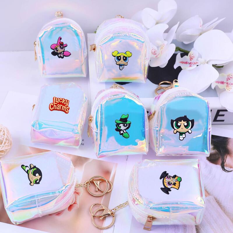 Powerpuff Girls Shiny Coin Purse Shein Colorful Small Backpack Laser Quicksand Coin Purse Pendant Storage Book Powerpuff Girls Shiny Coin Purse Shein Colorful Small Backpack Laser Quicksand Coin Purse Pendant Storage Book