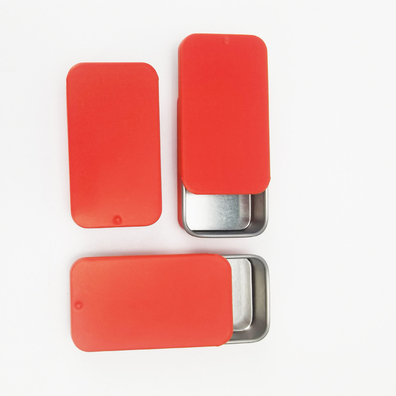 Mini Metal Slide Tin Box For Soap Lip Balm Food Grade Packag