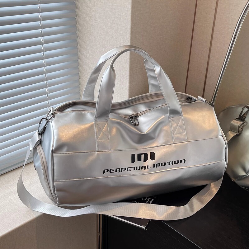 Short-Distance Travel Bag, Large-Capacity Crossbody Bag, Women's Lightweight Waterproof Dry and Wet Separation Fitness Bag, Small Sports Yoga Bag