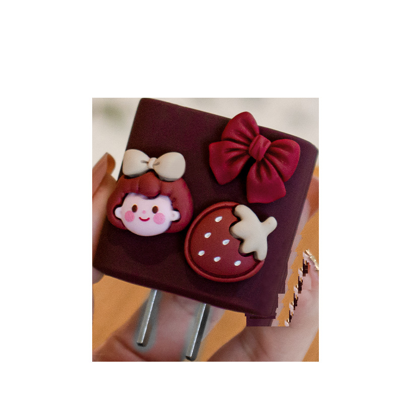 Aplicable para Apple 15 cargador 14 cable de datos iPhone 13 / 12 caso de teléfono celular iPad cuerda de enrollamiento