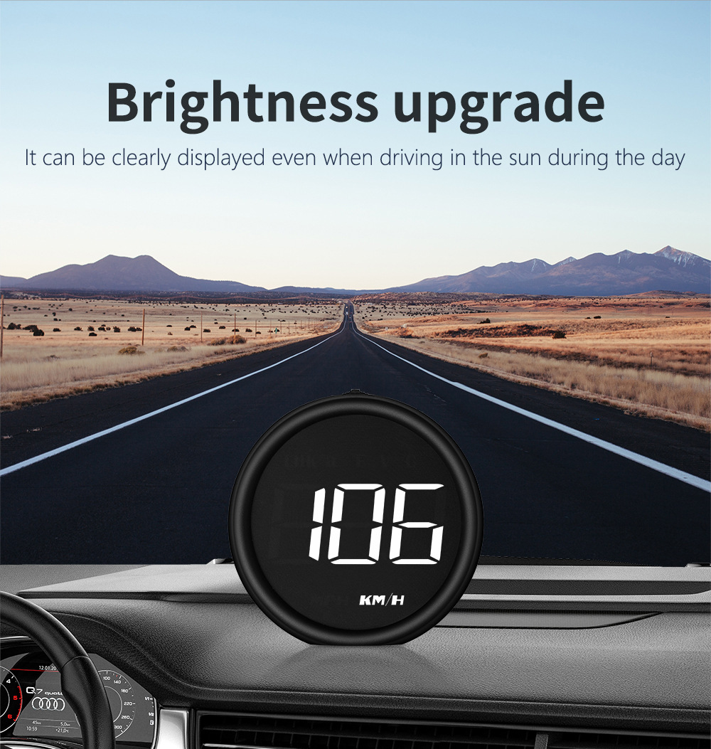 Cross-border car HUD head-up display, car OBD speed, water temperature, fuel consumption portable high-definition display B1