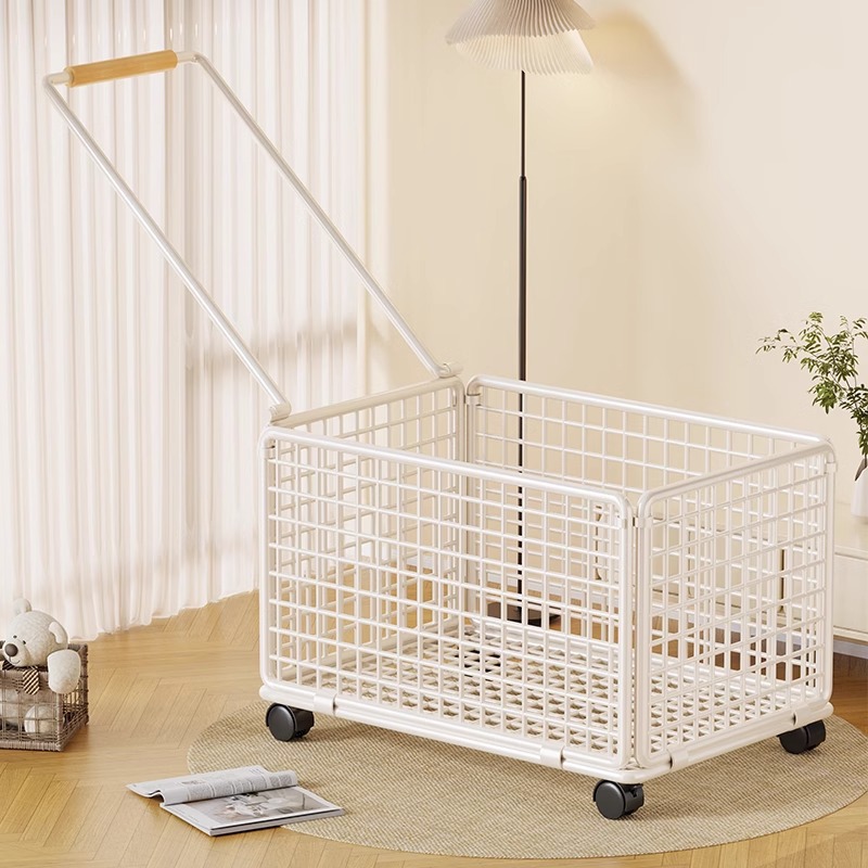 Dirty Clothes Basket Household Dirty Clothes Storage Basket Large Capacity Wheeled Bedroom Dirty Clothes Basket Dirty Clothes Basket Bathroom Laundry Basket