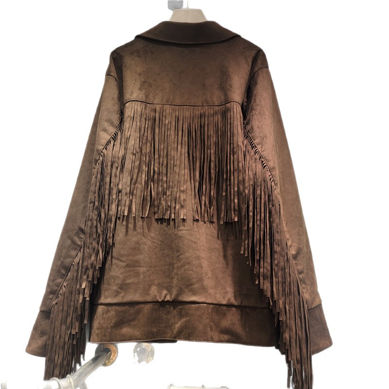 Moda europea y americana retro británico bf tendencia doble hebilla diseño de bordilla alta sensación de 2025 chaqueta de traje de otoño