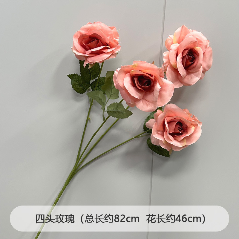 创垚婚庆仿真假花桔色绢花婚礼橘色系花材背景墙插花路引装饰花艺|undefined