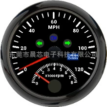 Speedometer Two-In-One Multifunctional Instrument automobile instrument - cx8191b-black-plate-and-black-cover-120mph