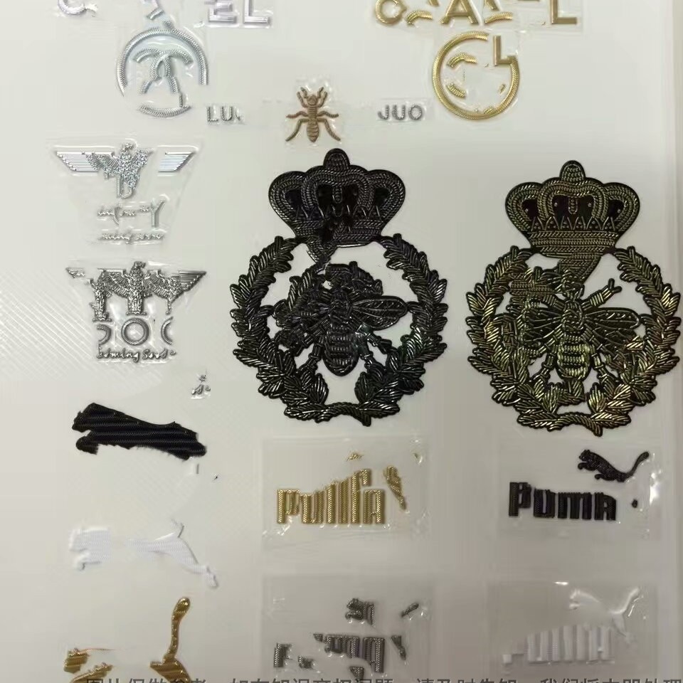 厂家直销热熔胶烫贴pvc胶章、背胶塑料耐热软胶牌 a74604