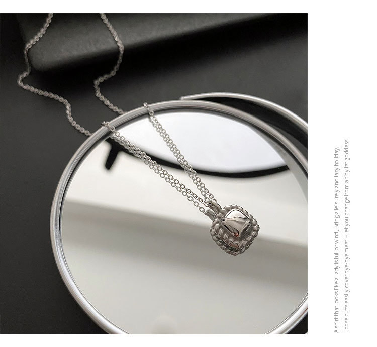 Vintage Style Geometric Titanium Steel Necklace