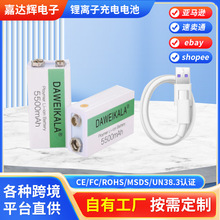 9V 5500mAh 9V xӳ늳 Micro USB 늳 9v 늳f