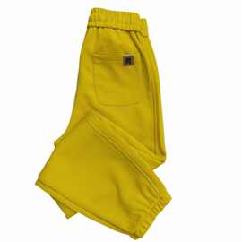 小个子冬季新款高腰加绒休闲卫裤束脚宽松显瘦哈伦时尚休闲裤口袋