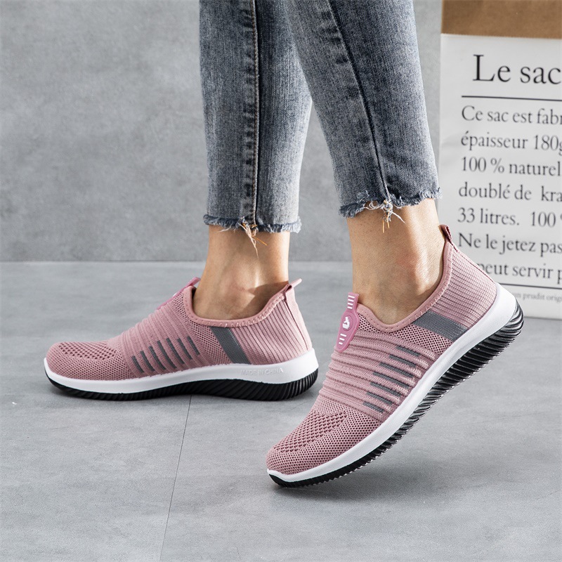 Breathable Flyknit Casual Shoes
