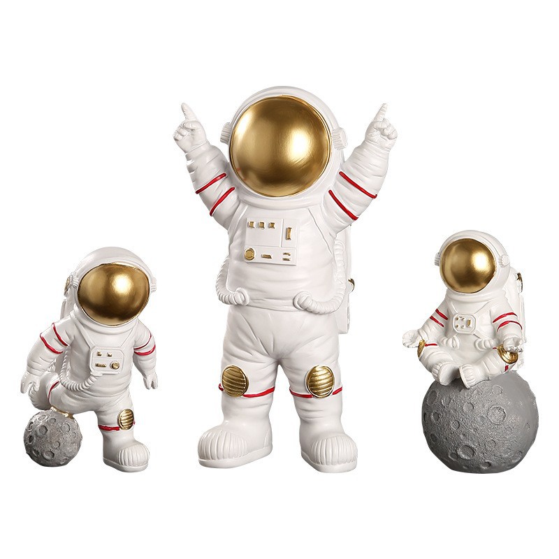 Astronaut Series Resin Ornaments Home Living Room Counter Coffee Table Model Room Decorations Shooting Props