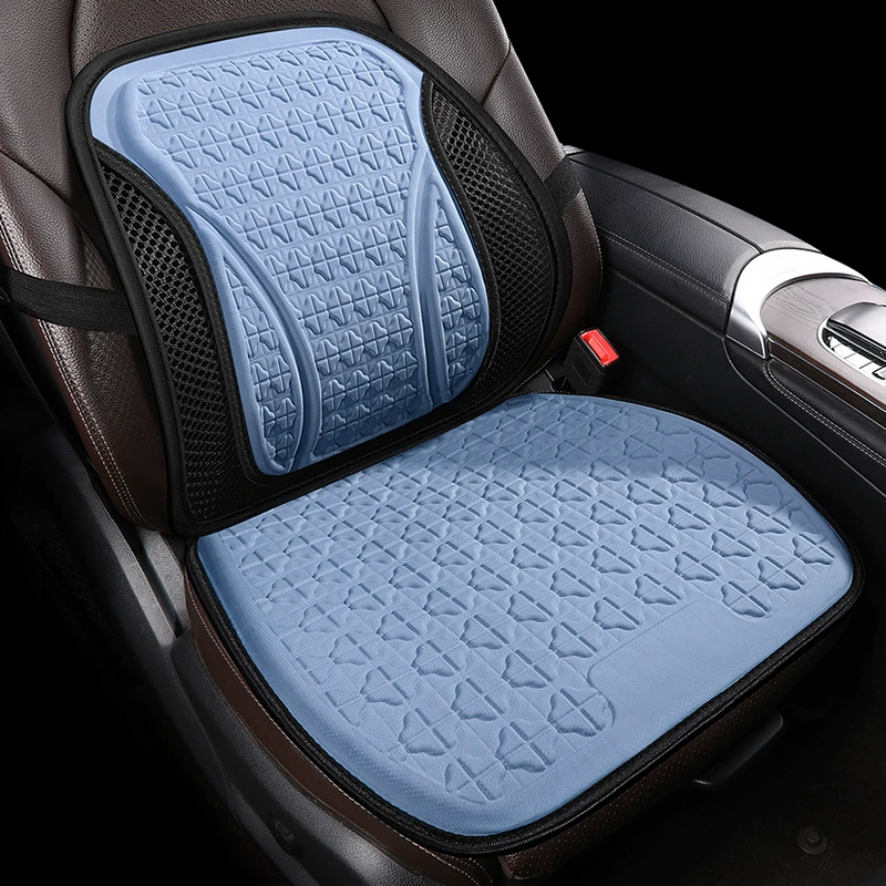 Гелевая подушка сиденья для деловых моделей Летняя офисная подушка для спинки квадратная подушка для льда универсальная стальная проволока для талии силиконовая подушка