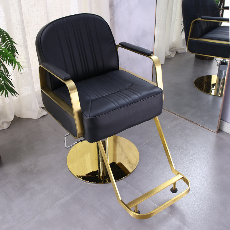 Silla de peluquería silla de peluquería silla de salón de peluquería silla de peluquería transfronteriza simple silla de elevación giratoria moderna silla de peluquería