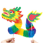 Большая китайская трехмерная игрушка для детского сада, разноцветный набор материалов