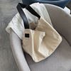 Shopping bag, fashionable universal handheld one-shoulder bag, 2023 collection, Korean style