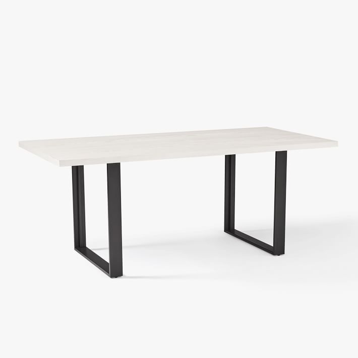 Mesa de comedor de madera sólida de exportación de lujo ligero de alta calidad MDF mesa de comedor de madera