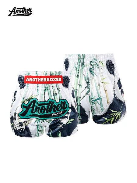 Anotherboxer New Panda Professional Competition Pants for Men and Women, Fighting and Sanda Clothing, Mma Training Shorts