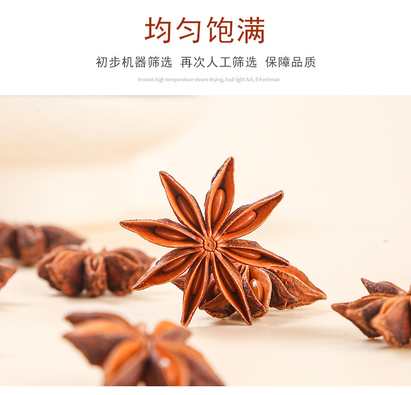Star Anise (Illicium verum) — Guangxi Dried Whole Spice for Braising & Herbal Cooking in use