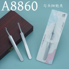 卸売り細胞クリップ超尖った細い5号8号黒頭ピンセットツール