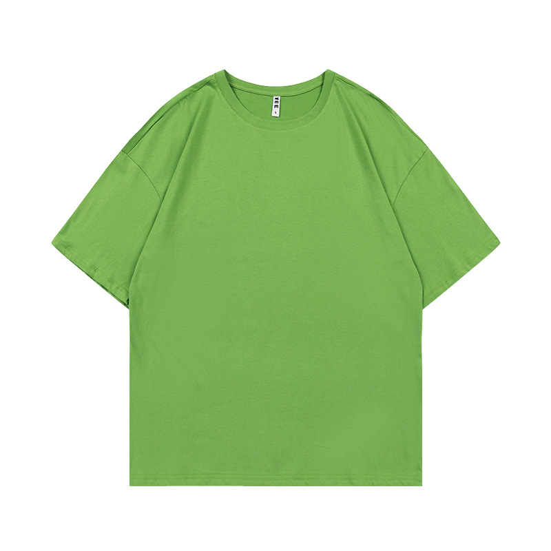 Marca de moda de algodón de manga corta camiseta de cuello redondo ropa de clase camisa cultural camisa publicitaria ropa de trabajo ropa de trabajo impresión personalizada patrón de logotipo