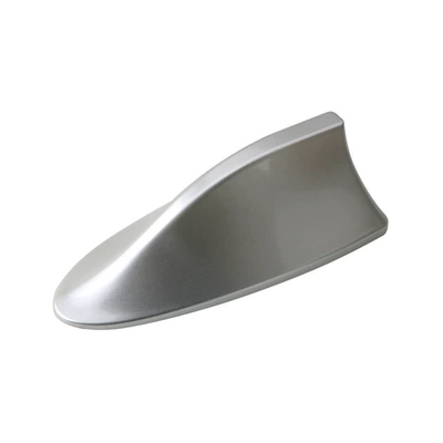 tail with signal radio — vehicle antenna - silver-boxed