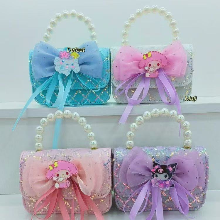Nuevo bolso para niños niñas nuevo estilo princesa Elsa bolso de mano mochila helado de moda flash bolso lotes