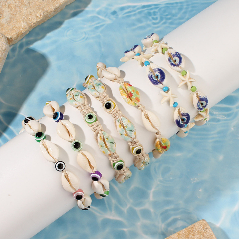 Lucky Red String Evil Eye Bracelet Handmade Protection Jewelry_voghion.com