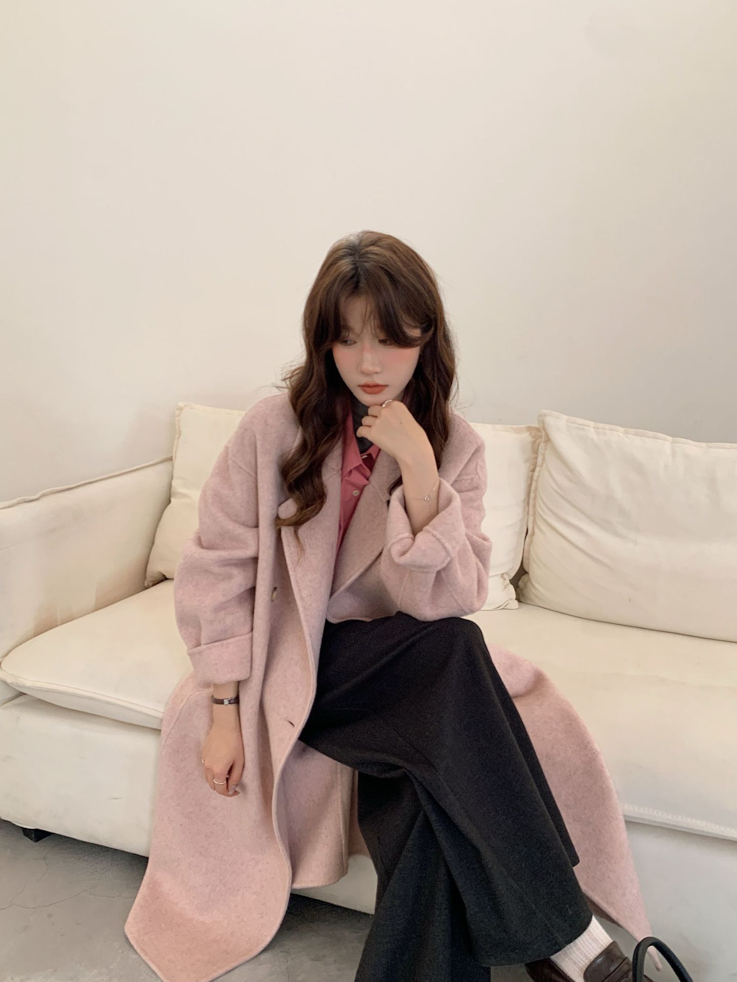 분홍색