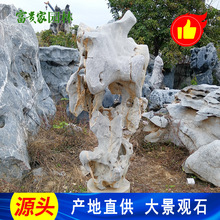 宝安太湖石假山制作设计 中式庭院窟窿风景石 富贵家奇石造型湖石