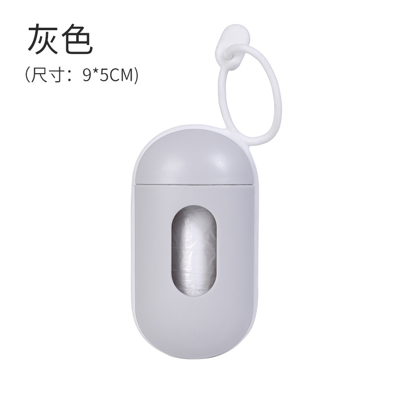 Fabricante Bala en forma de caja de basura para mascotas bolsa de perro bolsa de aseo organizador bolsa de basura en stock al por mayor