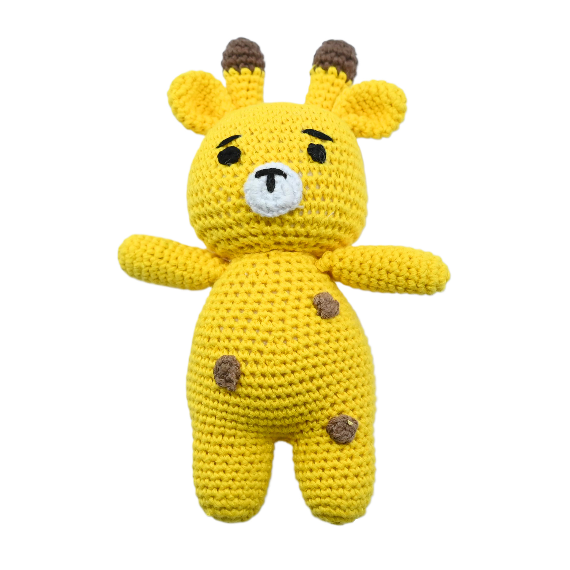 Nuevo estilo creativo tejido a mano ganchillo campana peluche muñeca caja de regalo animal de punto muñeca de bricolaje para niños
