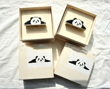 野兽系列熊猫噗噗车载香薰香水礼盒包装送礼批发