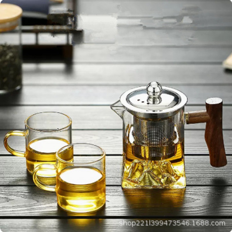 Explosion-proof glass teapot for home use
