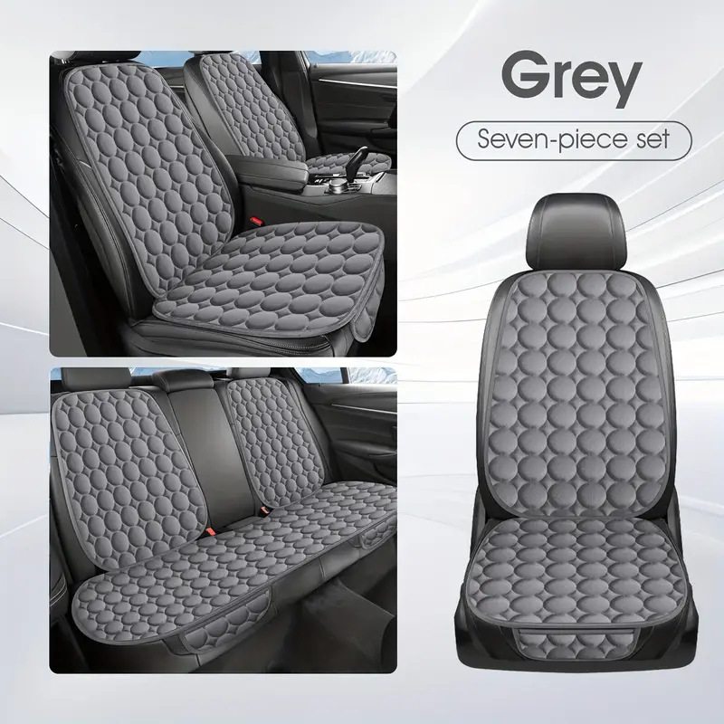 3-Piece, Qìchē Seat cushion, seat cover - gray-1