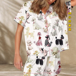 W 49767 Monkey Print Summer Pajama Set ����ӡ���Ҿӷ�