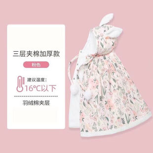 TikTok Baby's Cloak Baby's Windbreaker Outgoing Thickened Cushion Autumn and Winter Girls' Children's Windshield Coat