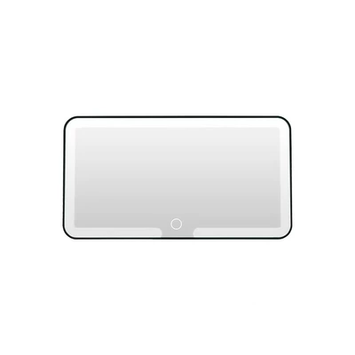 Car sun visor makeup mirror Sun visor rearview mirror - regular-style-strap-style-white