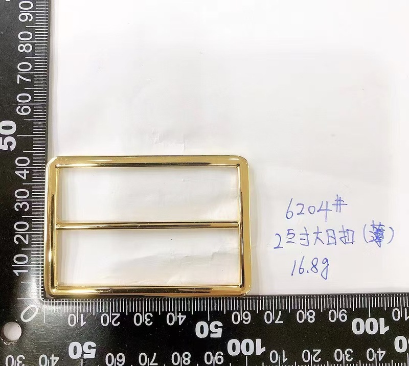 亜鉛合金製日本式バックル、直角シルバーメタルダイカスト角型3段階バックル、高級荷物用バッグウェビング調整バックル|undefined