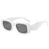 Square small retro sunglasses, brand glasses solar-powered, European style, internet celebrity