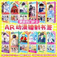 AR лазерная закладка «аниме» — Hatsune Miku и Conan, длинная карточная закладка, милый подарок