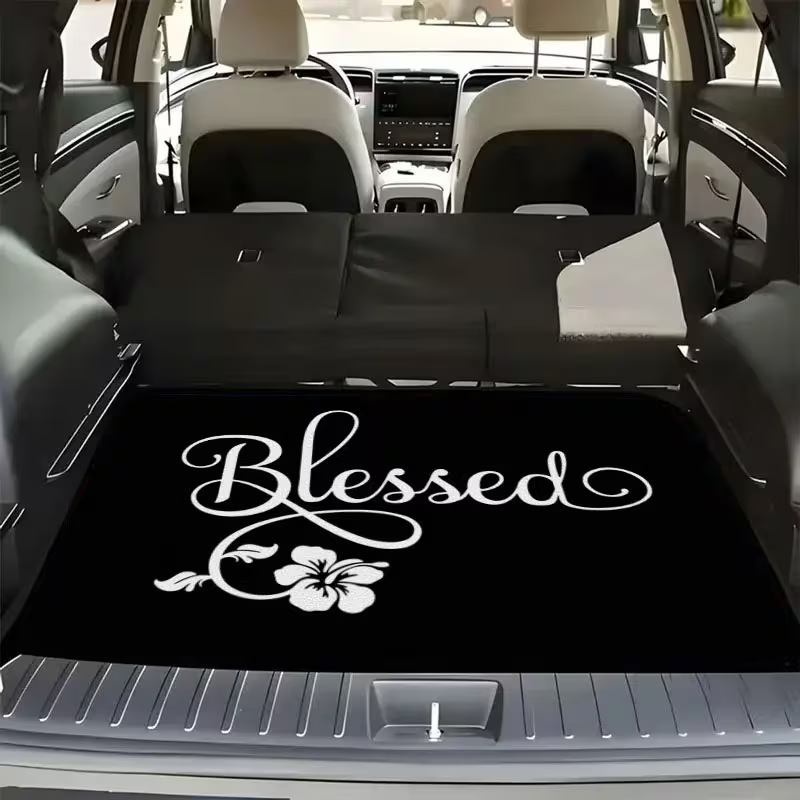 Universal car trunk mat, SUV trunk mat, decorative storage mat, dirt-resistant crystal velvet, cross-border mat, foot mat, blanket